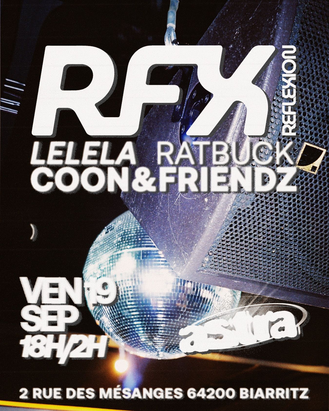 Affiche de Astra x RFX - 19 septembre 2025