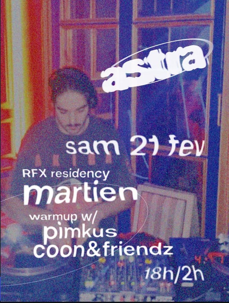 Affiche de Astra x RFX - 21 février 2026