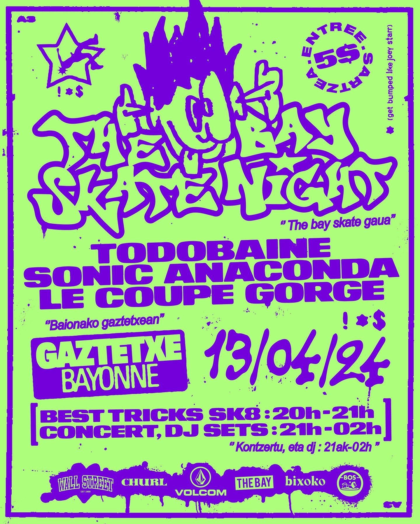 Affiche de THE BAY SKATE NIGHT