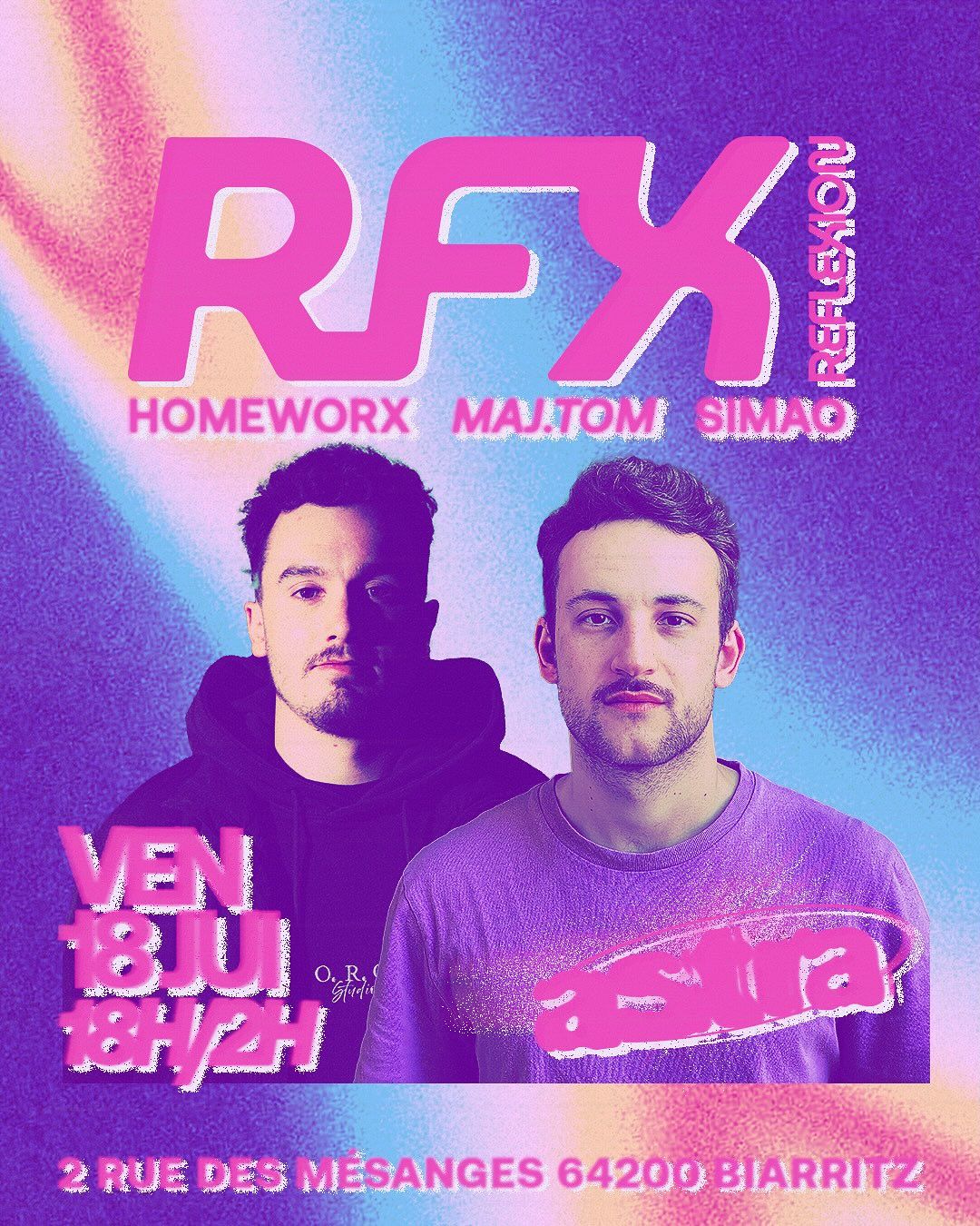 Affiche de Astra x RFX - 18 juillet 2025
